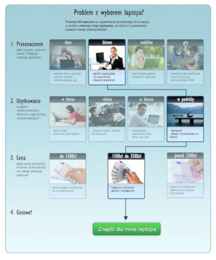 Wyszukiwarka laptopów