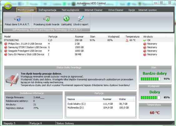 Ashampoo HDD Control